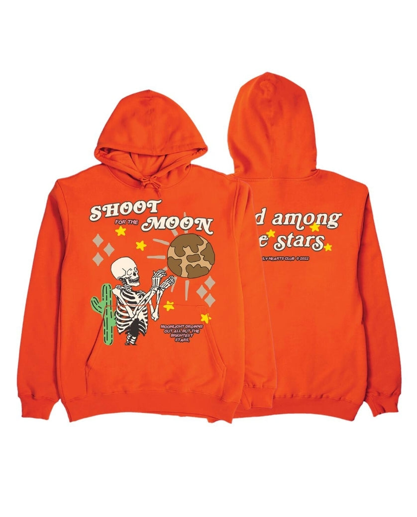 Lonely Hearts Club Shoot For The Moon Hoodie (Orange)