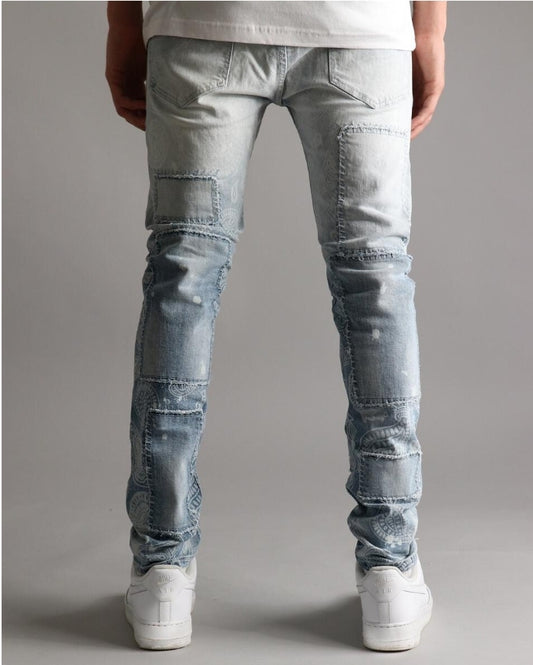 Capital Money Bag Paisley Denim