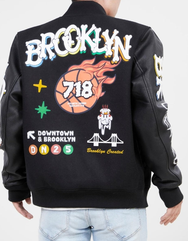 Wedding Cake Brooklyn Varsity Jacket