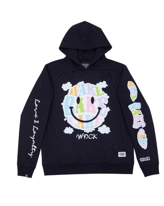 Wedding Cake Wake Bake Cake Hoodie (Black)