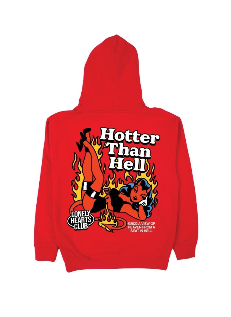 Lonely Hearts Club Hotter Than Hell Hoodie