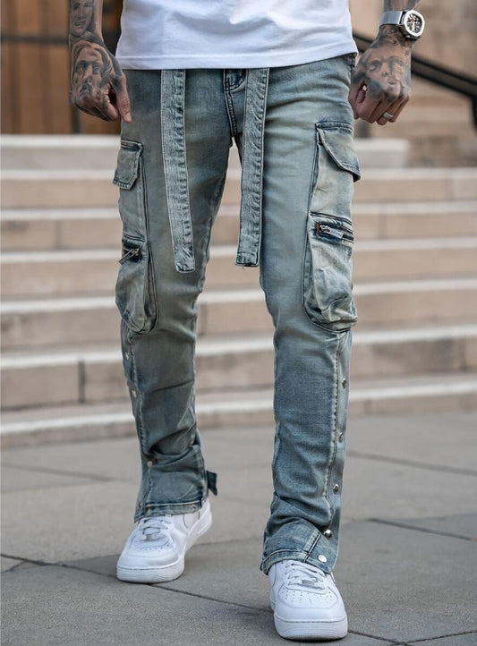 PRSTGE Snap Cargo Jeans