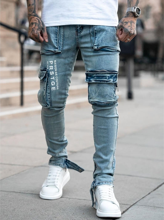PRSTGE Couture Cargo Jeans