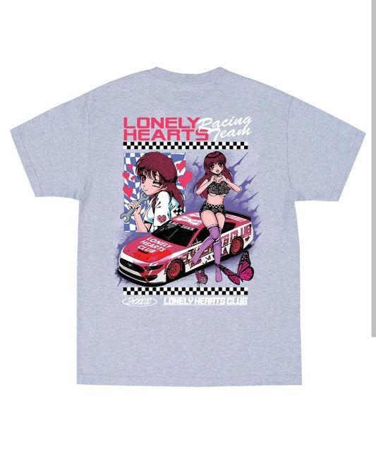 Lonely Hearts Club Anime Racing T-shirt