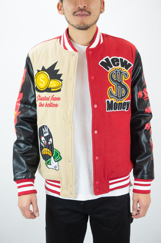 Rebel Minds No Days Off Varsity Jacket