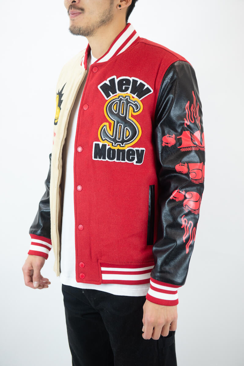 Rebel Minds No Days Off Varsity Jacket