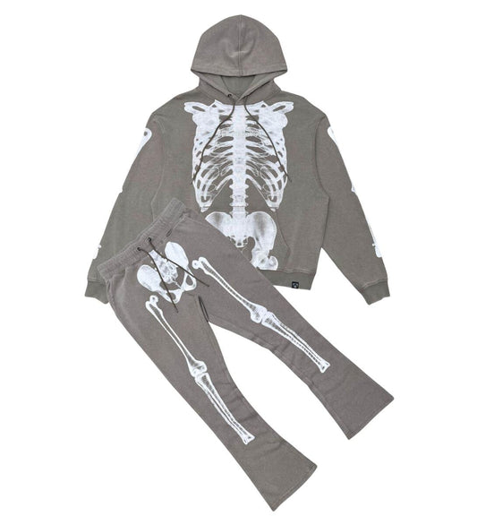 Civilized Anatomy Skinny Stacked Sweatsuit (Soil)