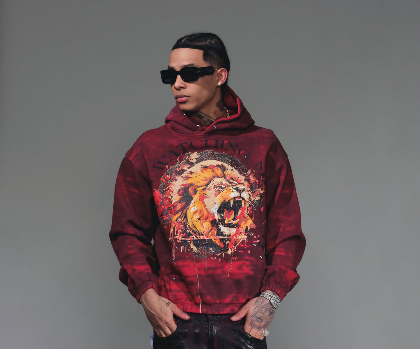 Gunzinii Lion Hearted Hoodie