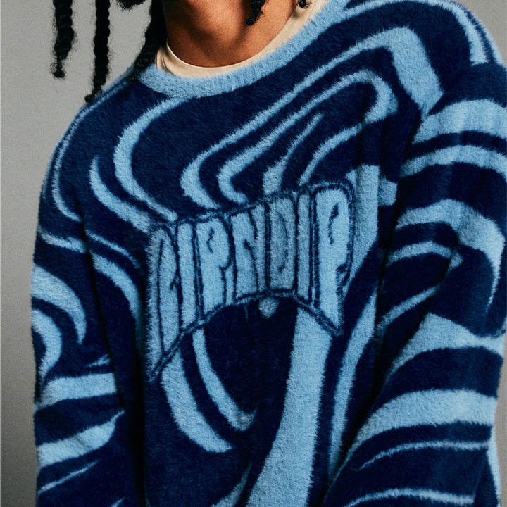 RipNDip Psychedelic Mohair Knit Sweater