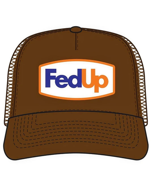 Muka Fed Up Trucker Hat (Brown)