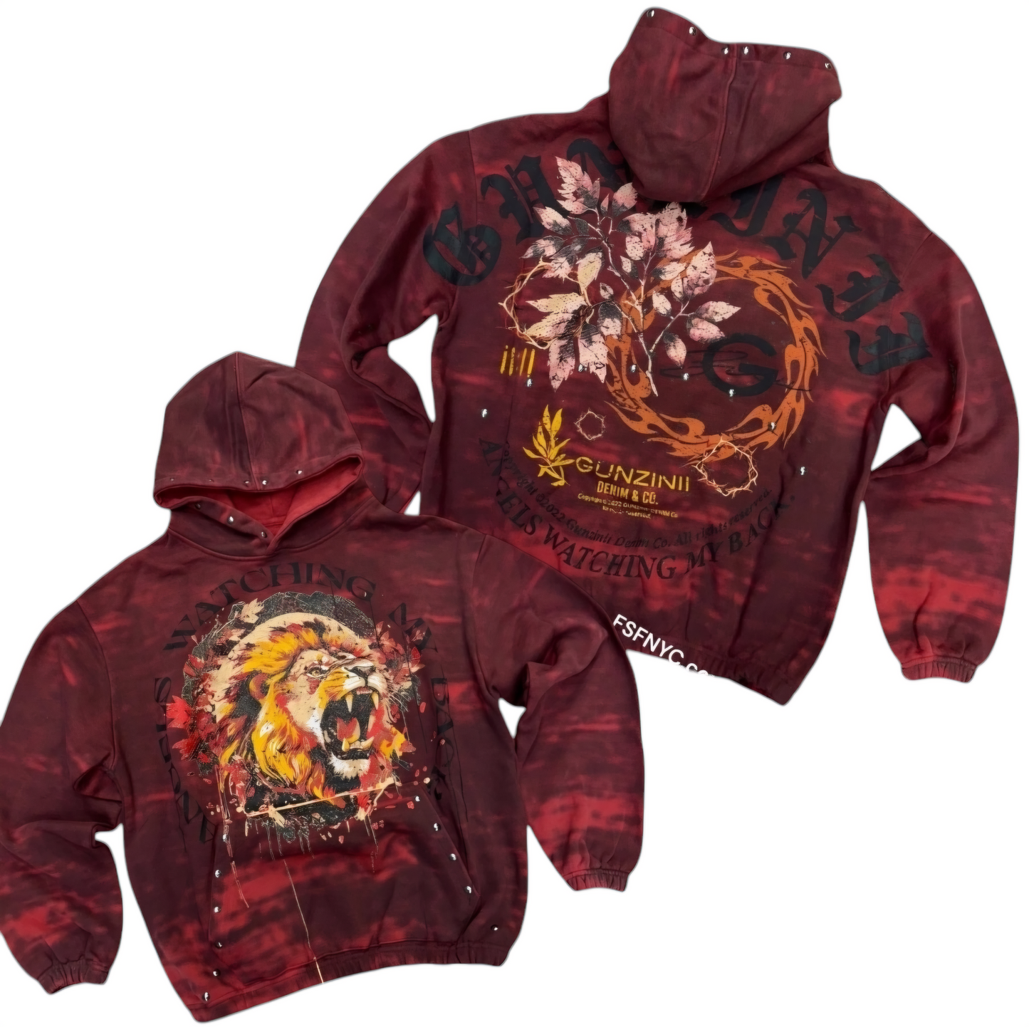 Gunzinii Lion Hearted Hoodie