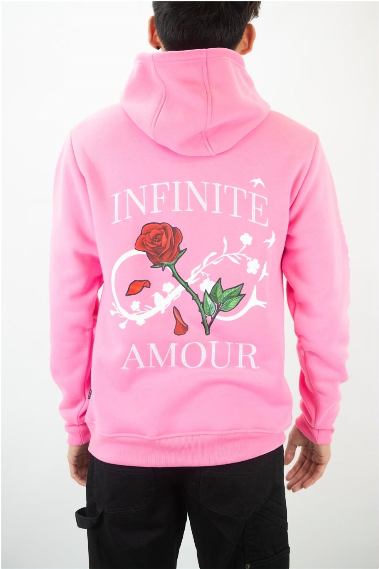 Rebel minds Infinite Amour Hoodie (Pink)