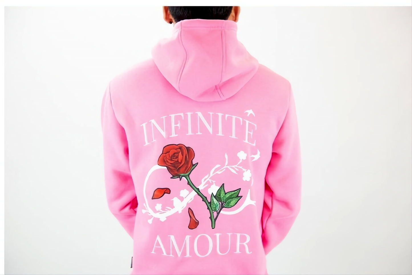 Rebel minds Infinite Amour Hoodie (Pink)