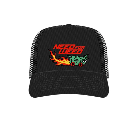 Muka Need For Weed Trucker Hat (Black)