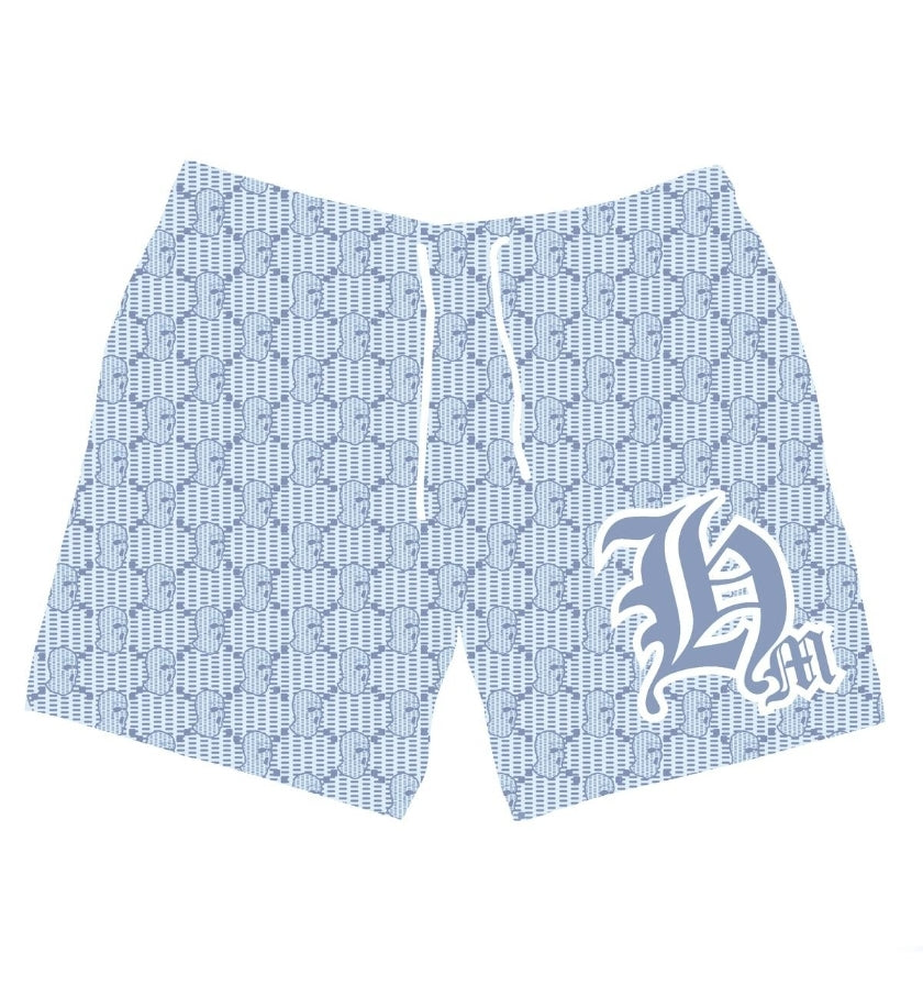 Hasta Muerte Ski Mask Pattern Shorts (Carolina)