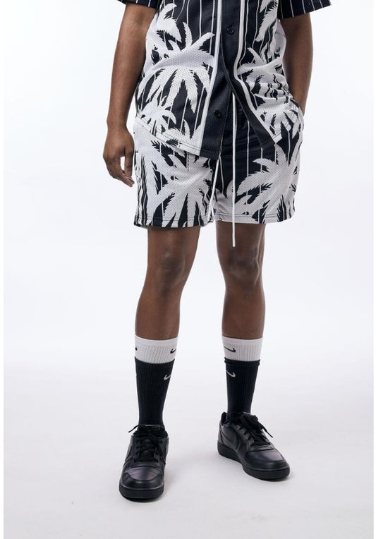 Rebel Minds Palm Trees Mesh Shorts