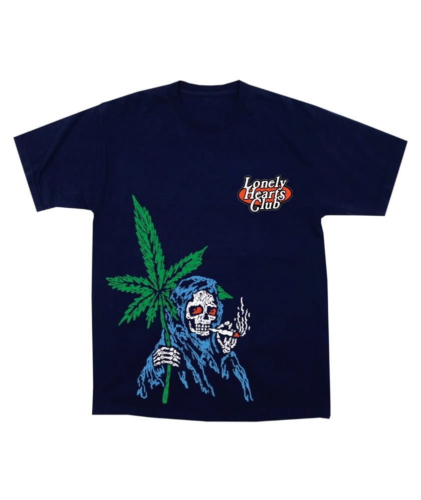 Lonely Hearts Club Don't Panic T-shirt (Navy)