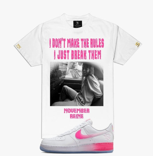 November Reine Axel Break Rules T-shirt