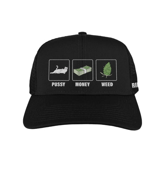 RipNDip Pussy Money Weed Trucker