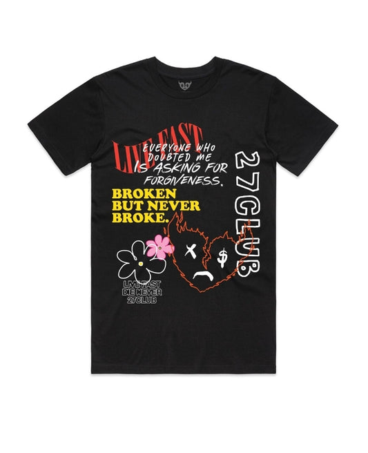 27 Club Live Fast T-shirt