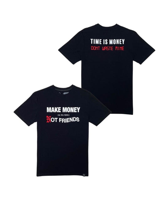 Civilized Make Money Not Friends T-shirt (Black)