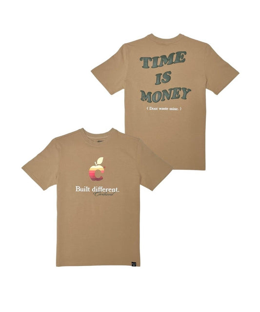 Civilized Time Is Money T-shirt (Taupe)