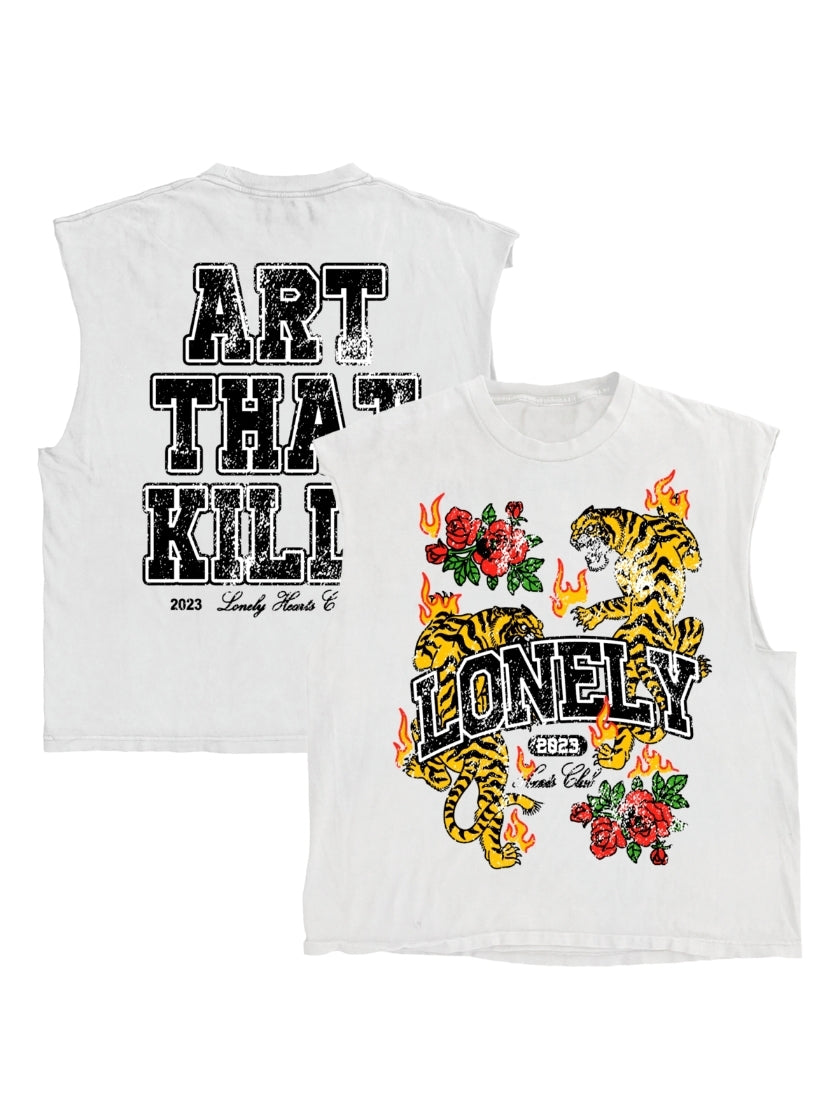 Lonely Hearts Club Art That Kills Sleeveless T-shirt