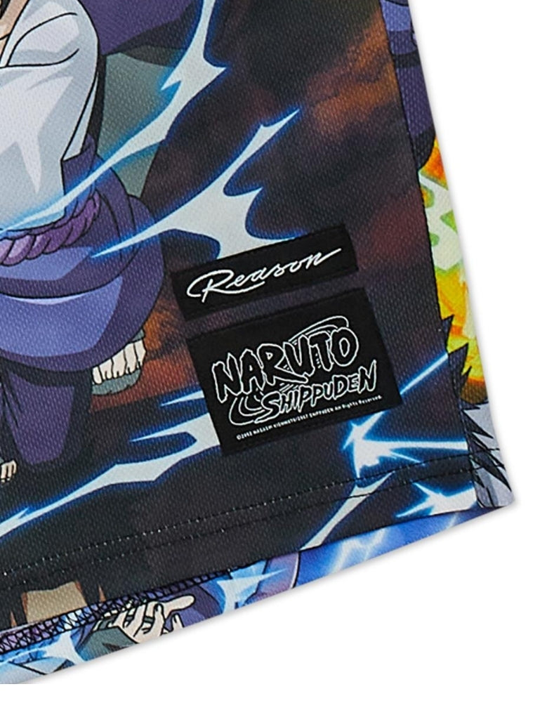 Reason Naruto Sasuke Mesh Shorts