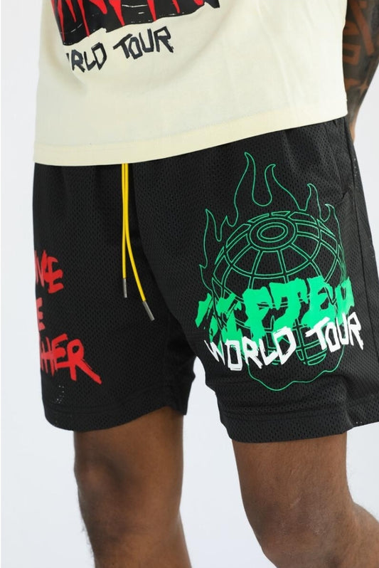 GFTD LA Rodeo Drive Mesh Shorts