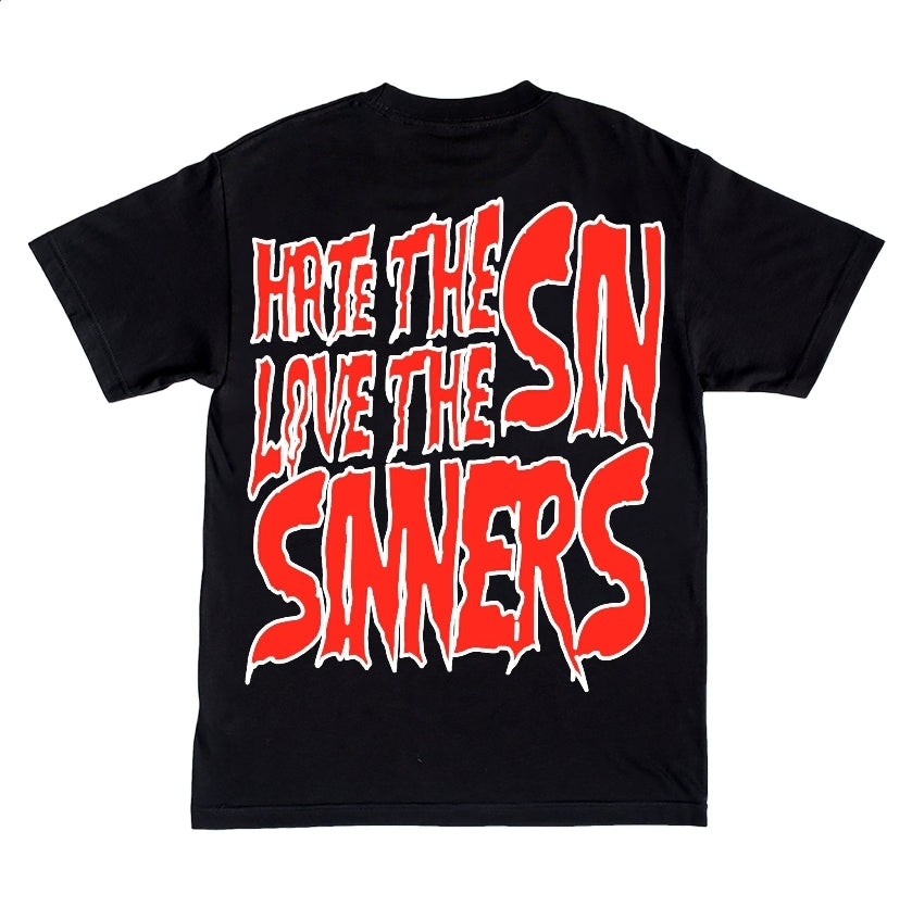 Lonely Hearts Club Sinners T-shirt (Black)