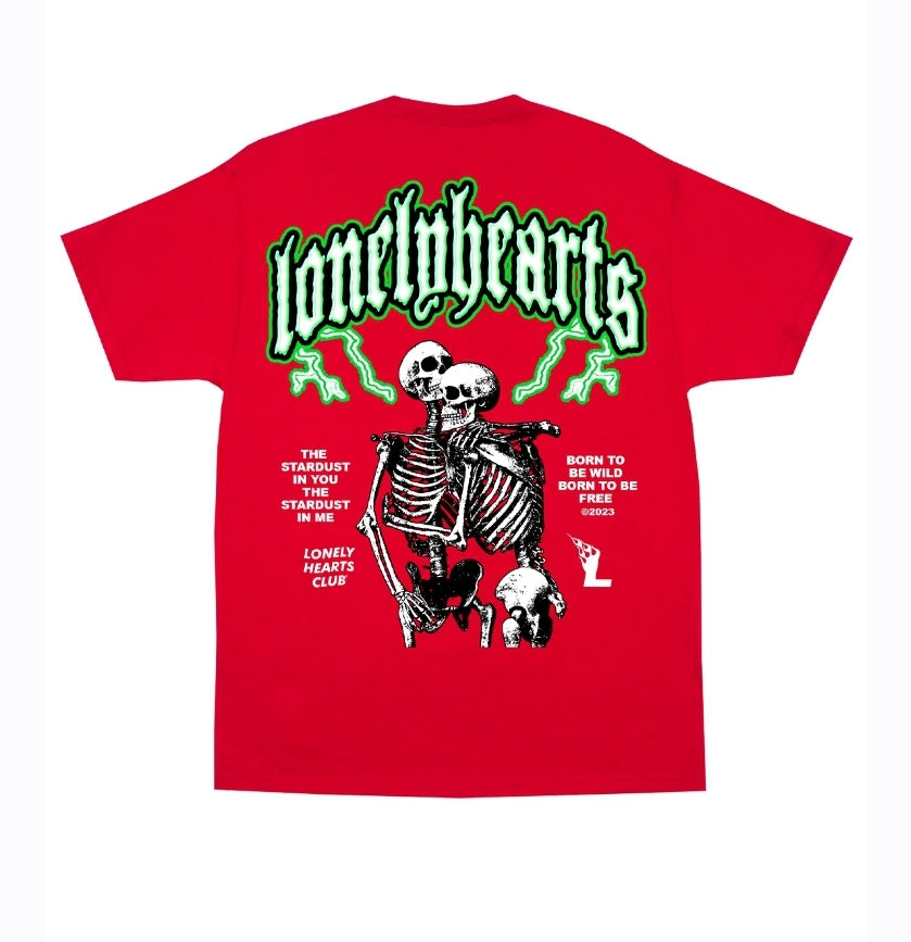 Lonely Hearts Club Stardust T-shirt (Red)