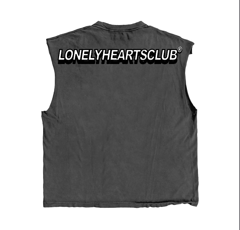 Lonely Hearts Club House Of Grass Sleeveless T-shirt (Black)