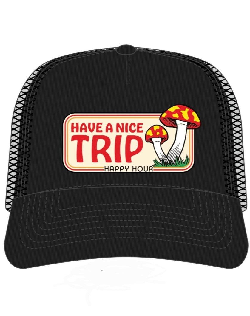 Muka Have A Nice Trip Trucker Hat