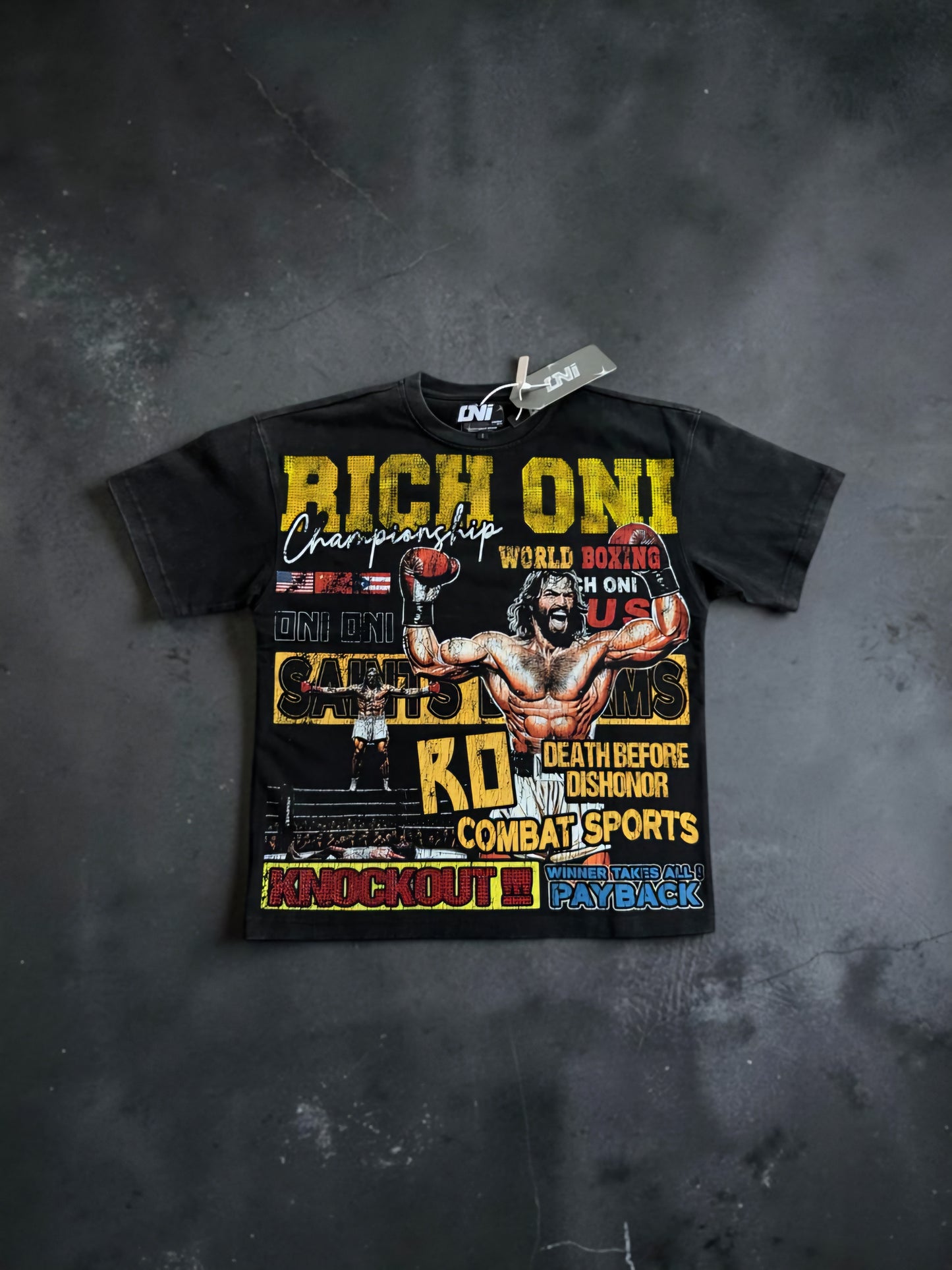 Rich Oni Knockout Rhinestone T-shirt