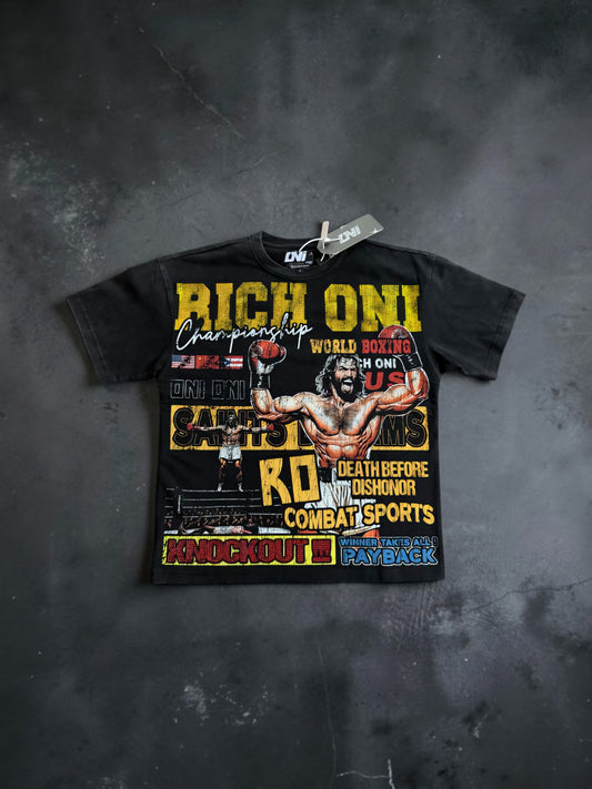 Rich Oni Knockout Rhinestone T-shirt