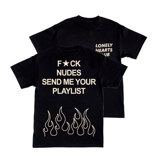 Lonely Hearts Club Send Me Your Playlist T-shirt