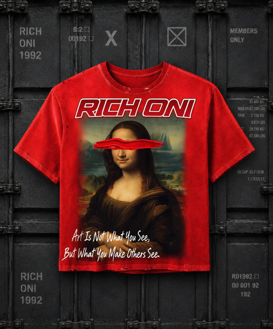 Rich Oni Mona Lisa Heavyweight T-shirt