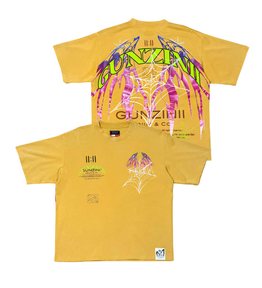 Gunzinii Web T-shirt (Mustard)