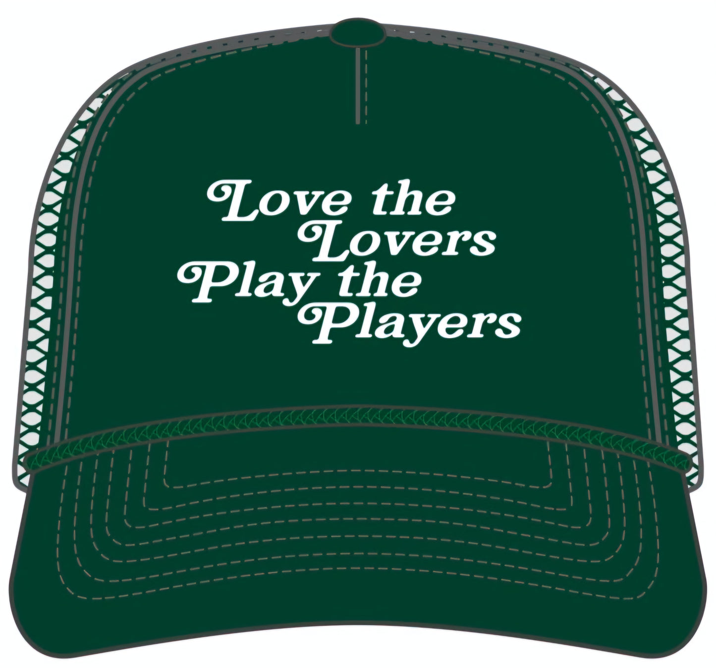 Love The Lovers Trucker Hat (Green)
