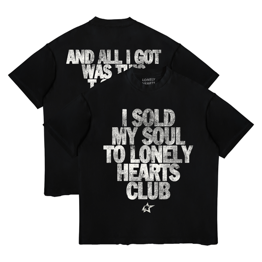 Lonely Hearts Club Sold My Soul Premium Cropped T-shirt