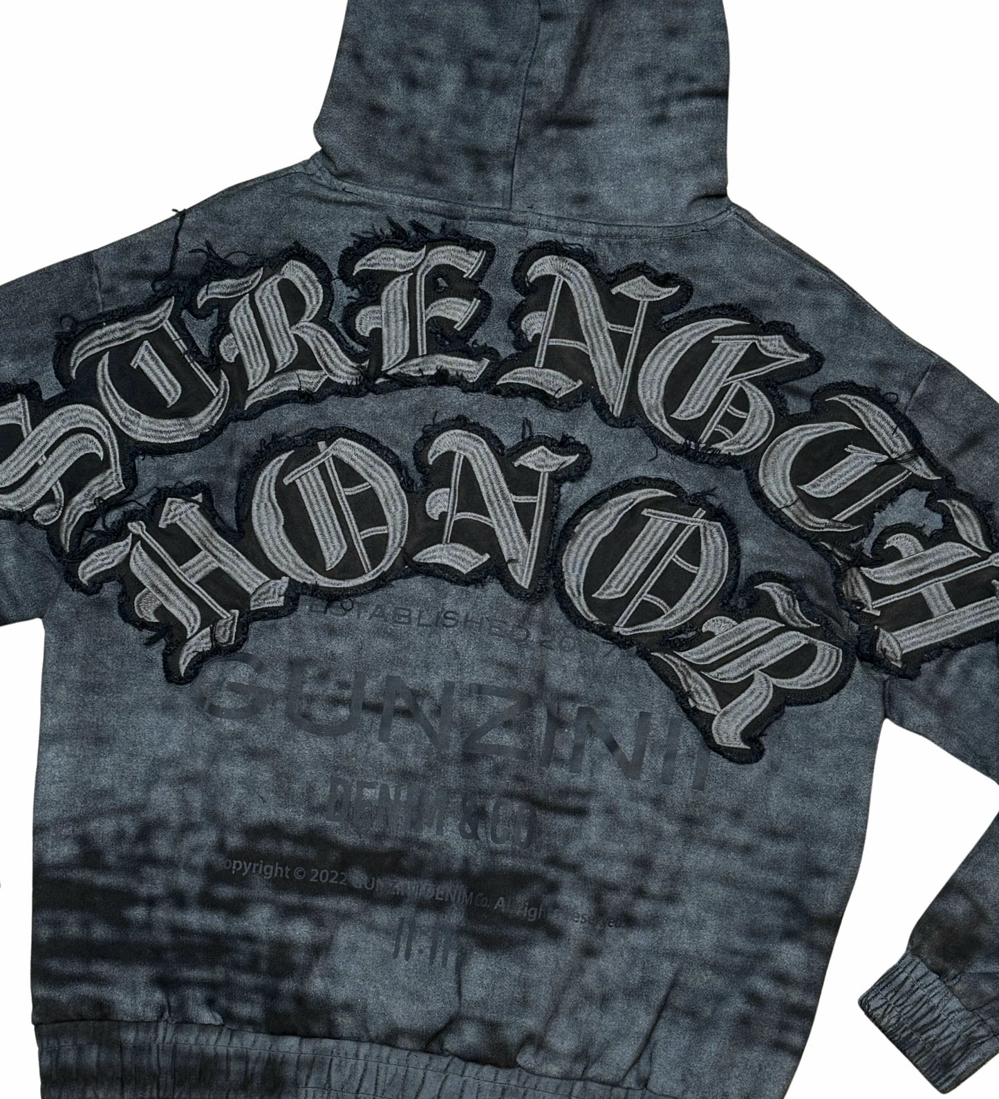 Gunzinii Strength & Honor Hoodie (Black)