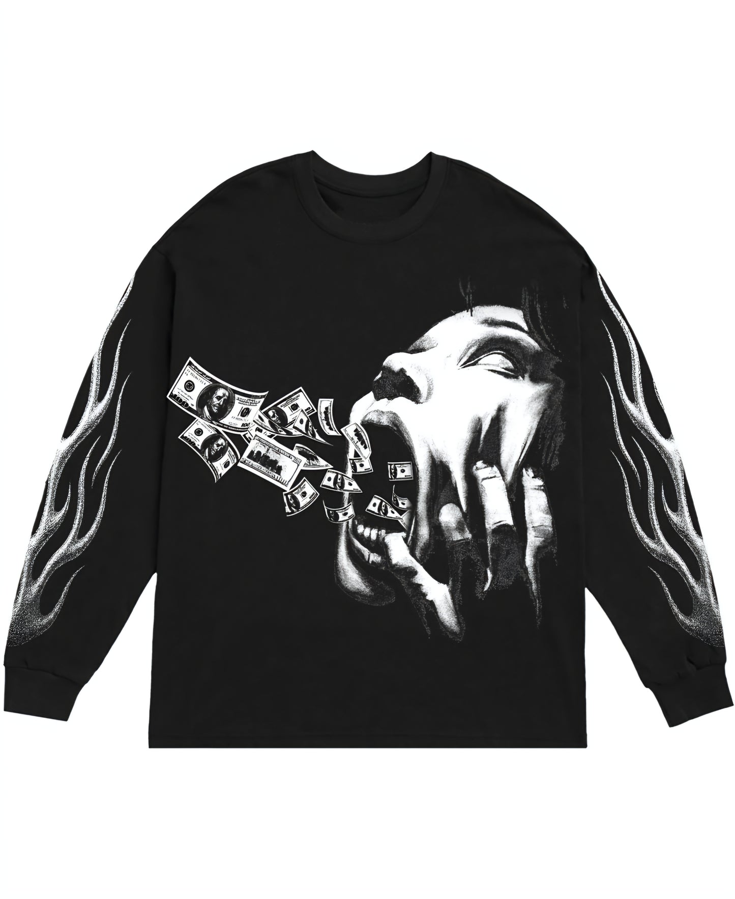 Wknd Riot Money Talks Long Sleeve T-shirt