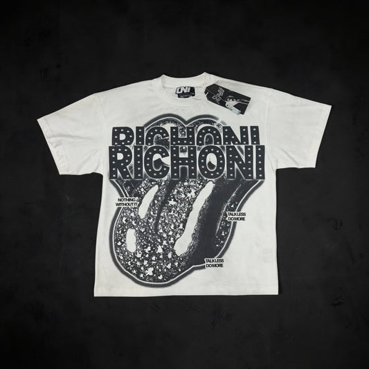 Rich Oni Talk Less Do More Rhinestone T-shirt