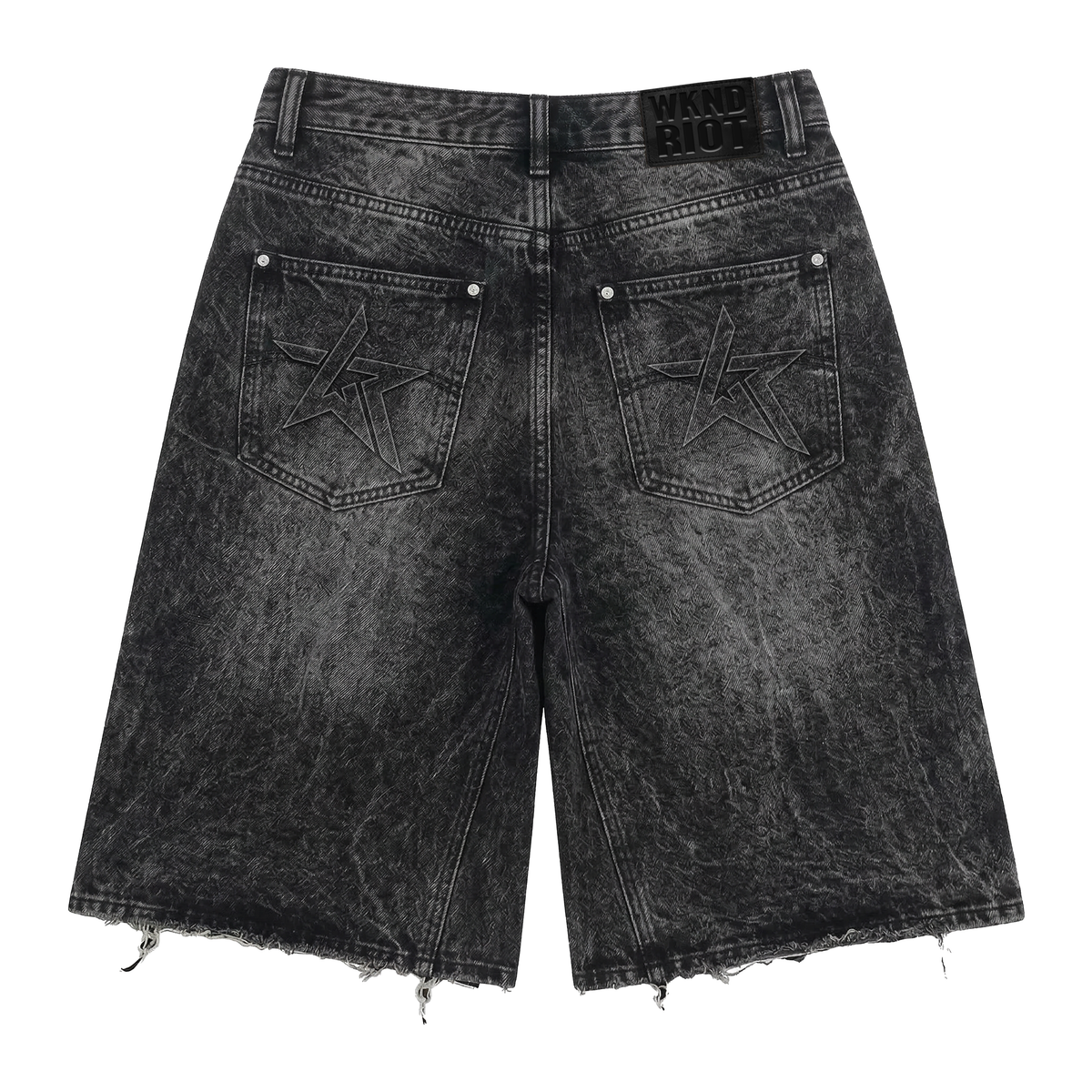 Wknd Riot Blade Denim Shorts