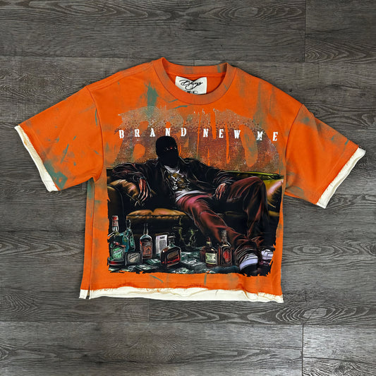 BKYS Brand New Me Rhinestone Cropped T-shirt