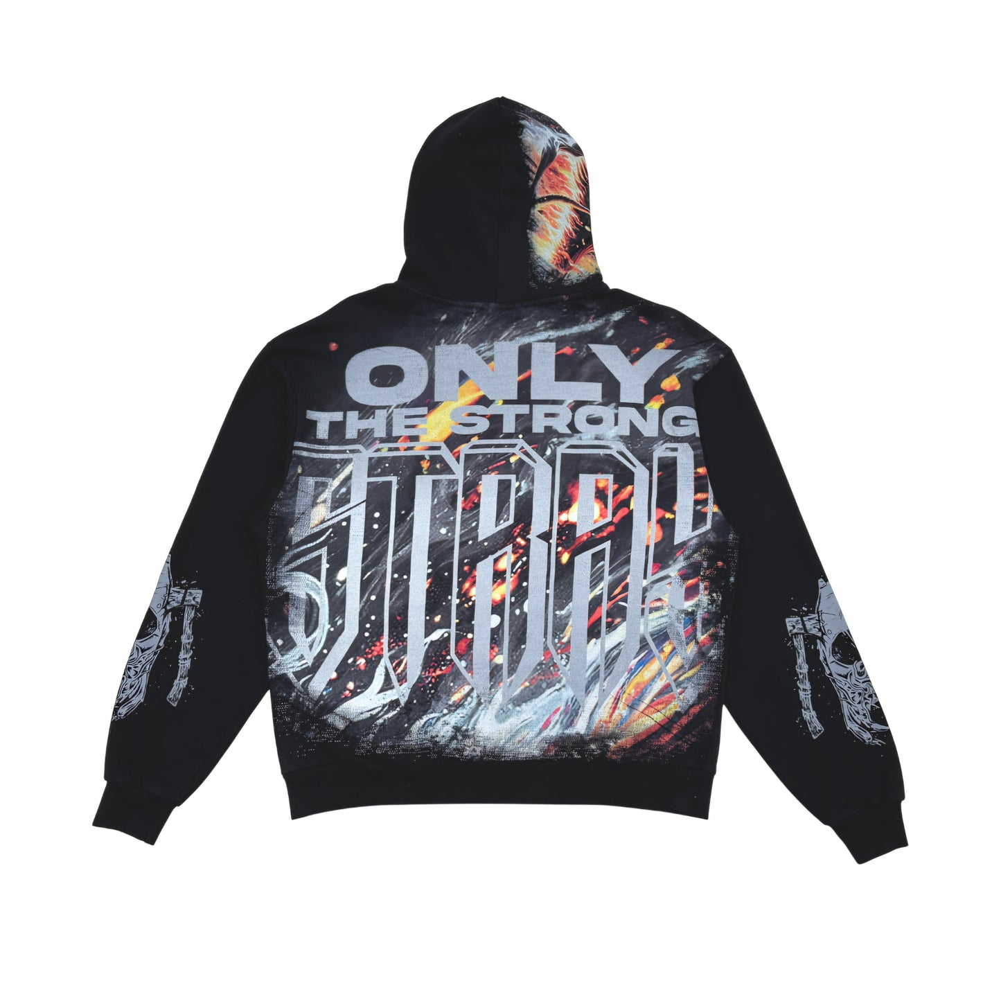 Stray Only The Strong Rhinestone Premium Hoodie