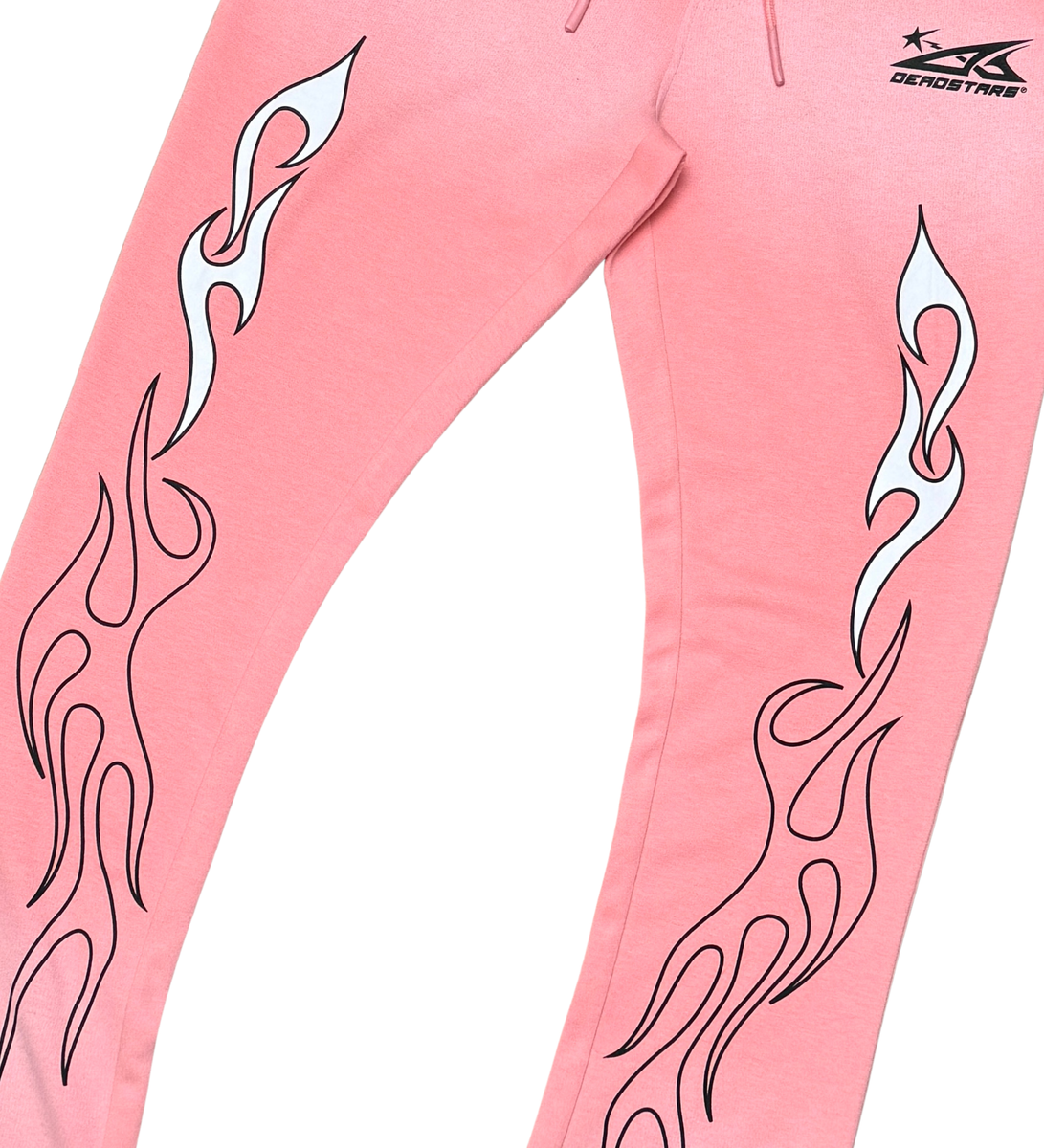 Civilized Artificial Intelligence Stacked Sweatpants (Pink)