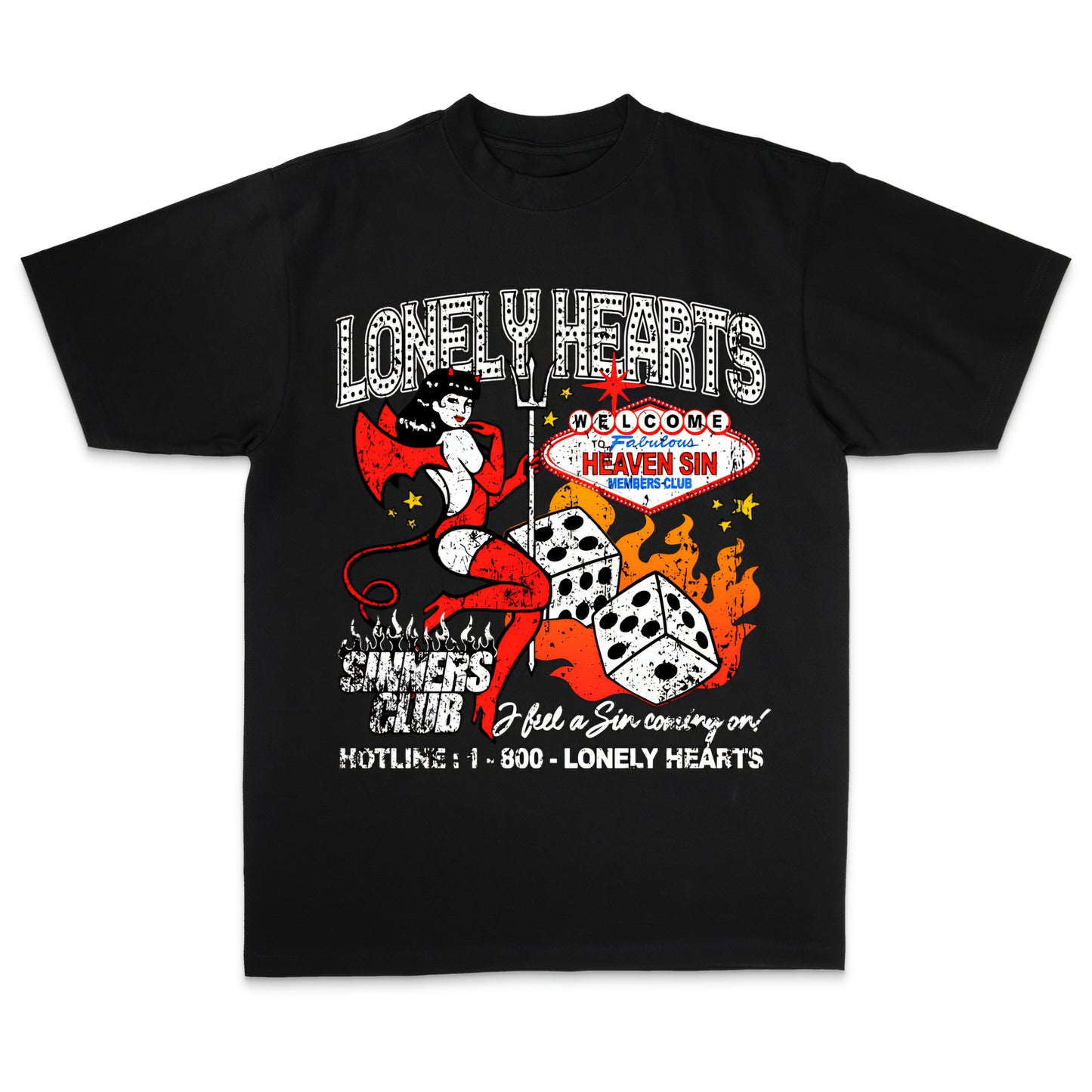 Lonely Hearts Club Sinners Club  Premium T-shirt