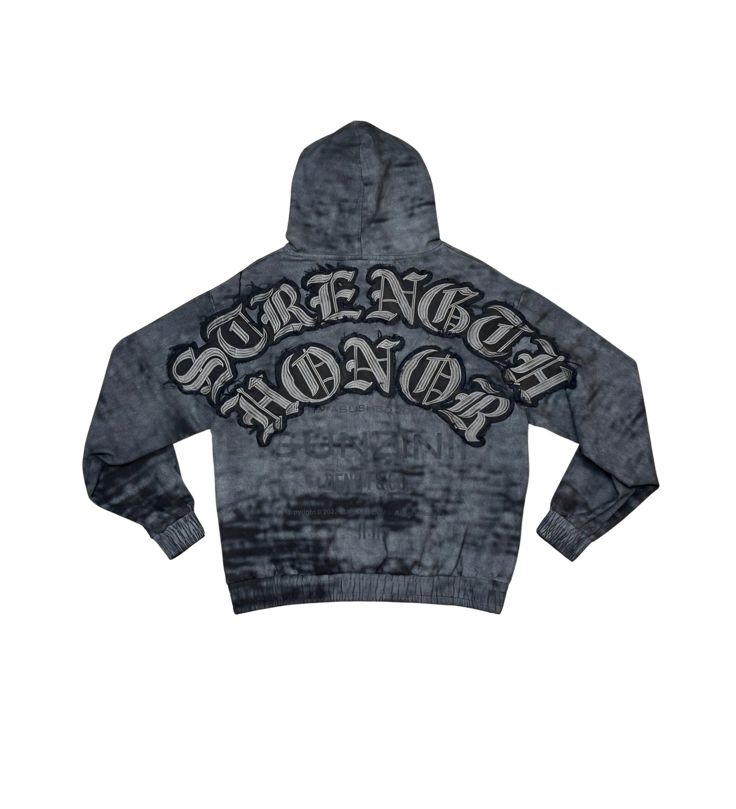 Gunzinii Strength & Honor Hoodie (Black)