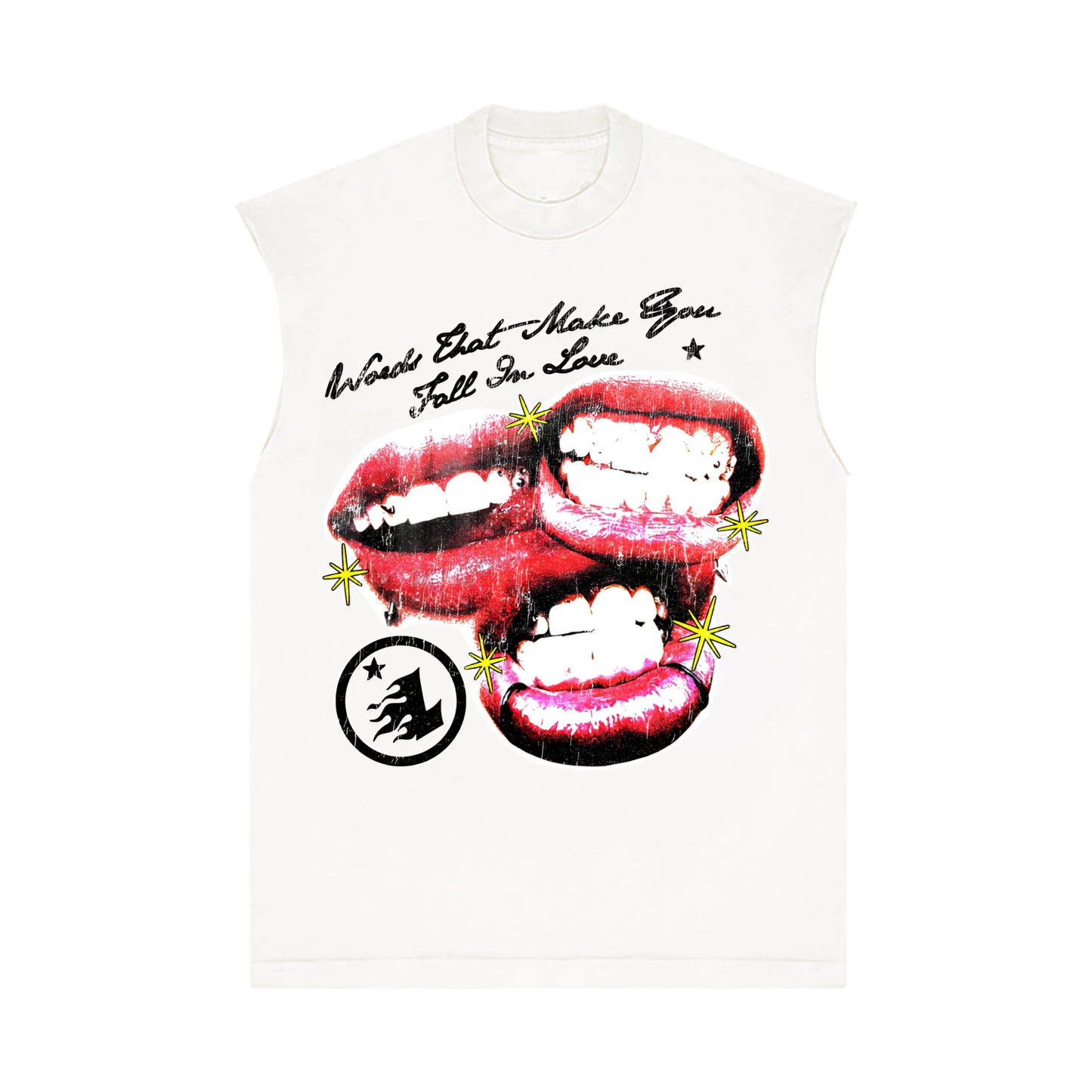 Lonely Hearts Club Words That Make You Fall In Love Sleeveless T-shirt